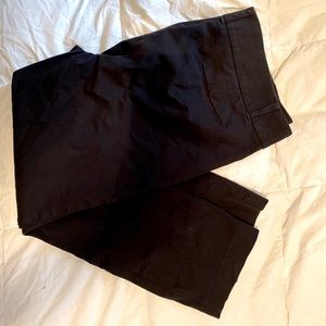 Loft* sz14 black dress pants modern skinny ankle